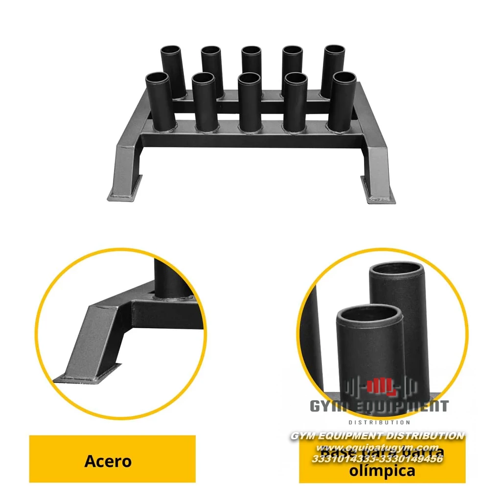 RACK PARA BARRA OLÍMPICA 72*56*15 CM.
