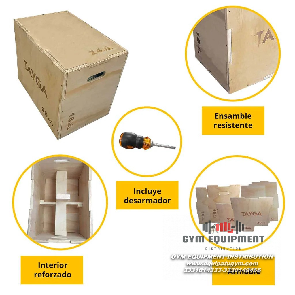 Caja Pliométrica de Madera
