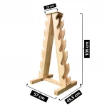 RACK DE MADERA P/MANCUERNAS