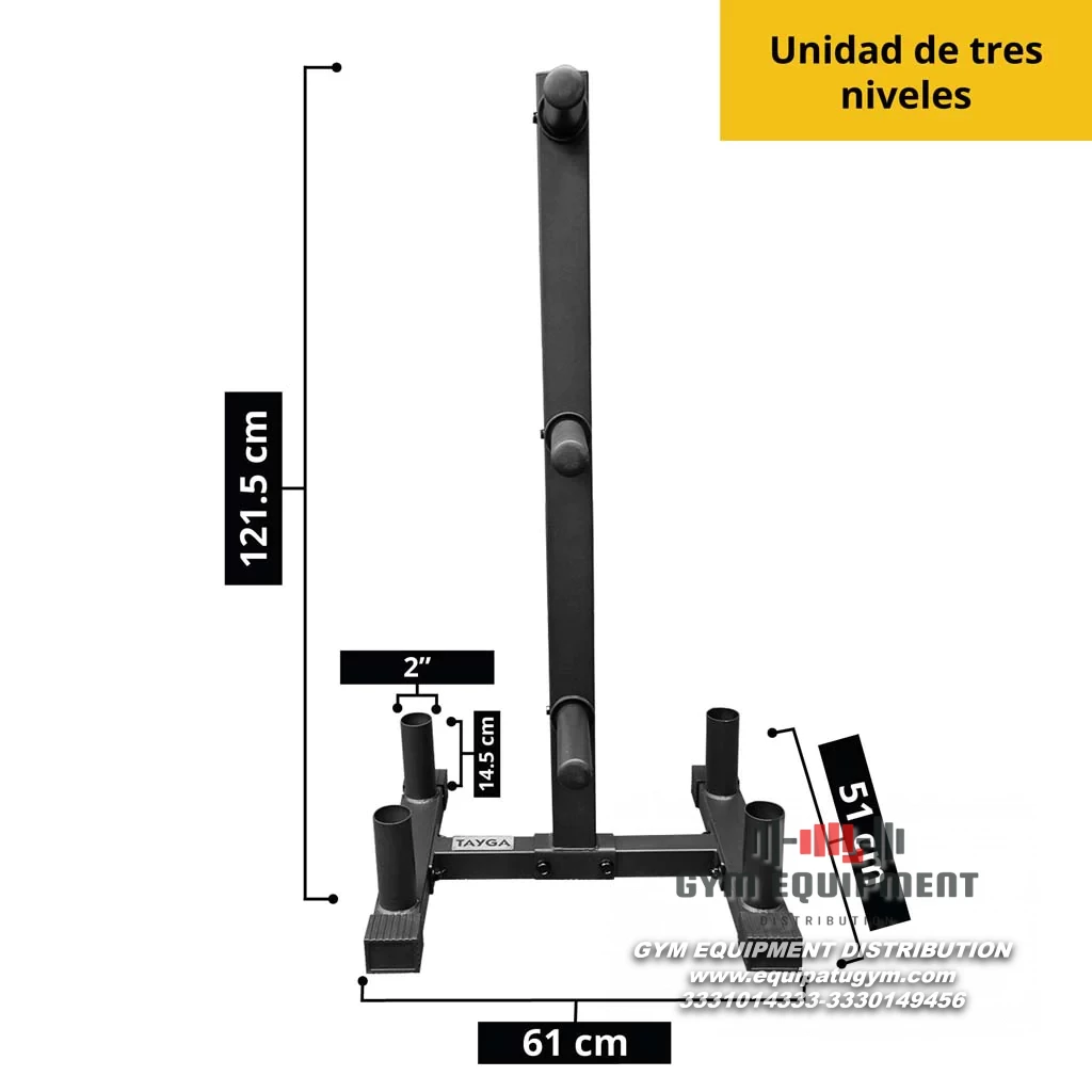 Rack para Discos Olímpicos y Barras