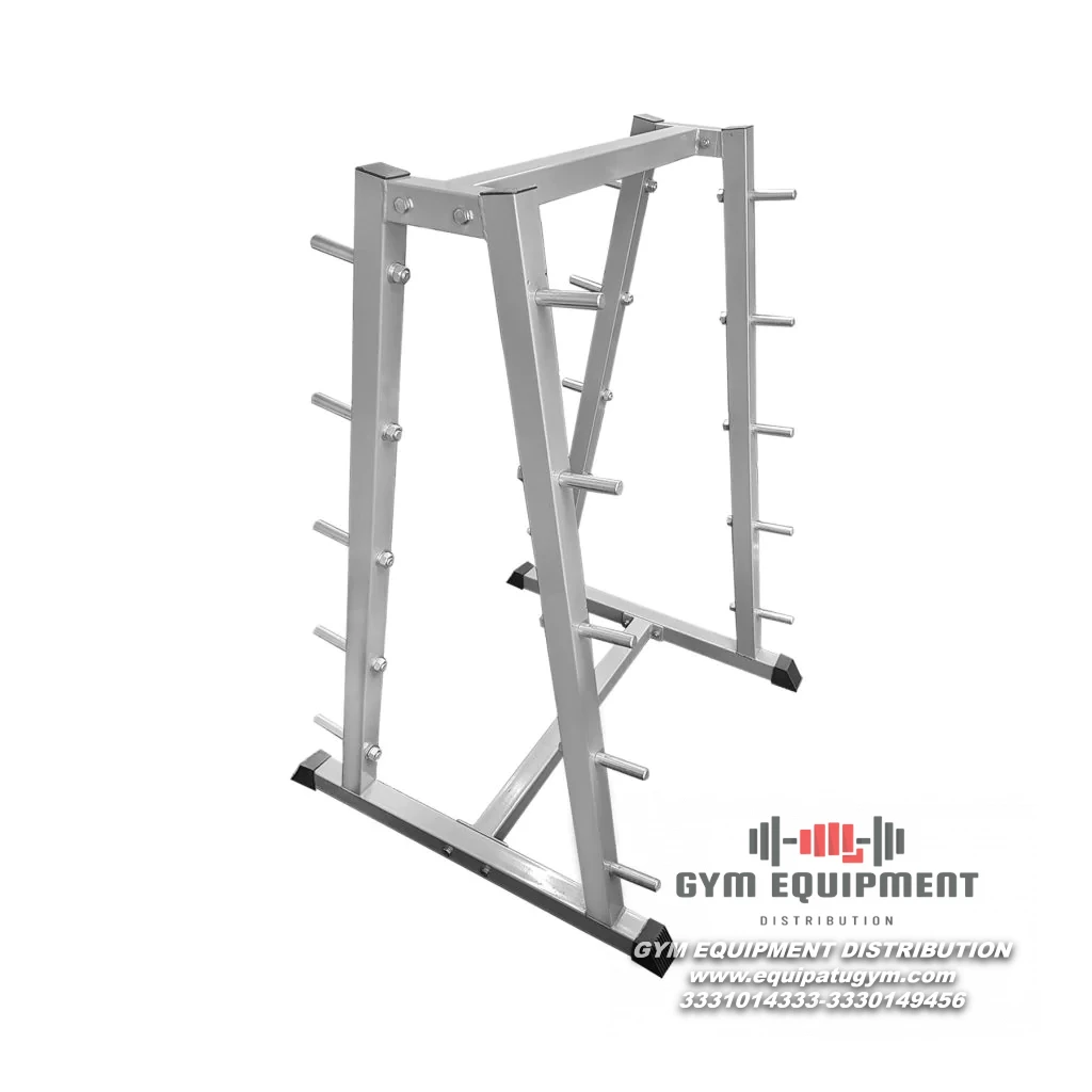 RACK PARA BARRA RECTA O Z CON PESO INTEGRADO