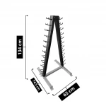 RACK PARA 12 PARES DE MANCUERNAS VINÍLICAS